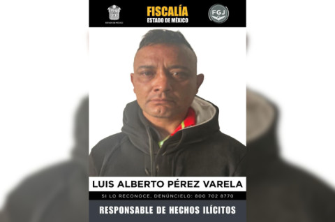 Luis Alberto Pérez Varela, sentenciado a 53 años y 3 meses de prisión por su participación en la desaparición y muerte de un hombre en Tecámac