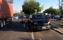 Muere motociclista al impactarse con camioneta en Cuautitlán Izcalli