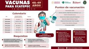 Las autoridades informaron a través de sus redes sociales sobre el calendario y la ubicación de los módulos