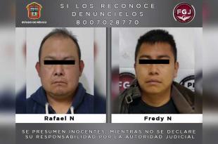 Los dos sujetos detenidos por la FGJEM son padre e hijo
