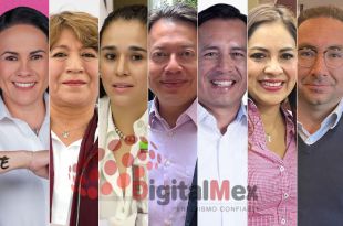 Alejandra del Moral, Delfina Gómez, Amalia Pulido, Mario Delgado, Cuitláhuac García, Sandra Méndez, Efrén Ortiz