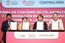 #Video: Delfina Gómez firma convenio inédito anticorrupción con los 125 municipios del #Edoméx