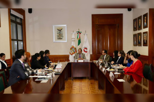 Héctor Macedo García, presidente del PJEdoméx, encabeza primera reunión ejecutiva con instancias de distintos órdenes de gobierno.