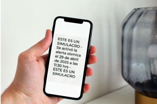 La alerta llegará a celulares sin necesidad de internet