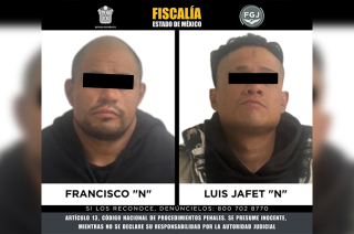Francisco “N” y Luis Jafet “N” fueron vinculados a proceso por un Juez con sede en Cuautitlán.