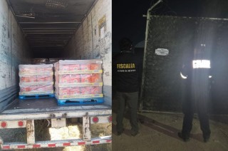 Localizan vehículos robados y mercancía valuada en 2 mdp tras cateo en #Tultepec