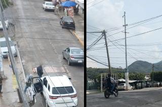 Los responsables huyeron por la carretera federal rumbo a Ciudad Altamirano.