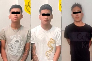 Ángel “N” de 19 años, José “N” de 20 años y Vicente “N” de 27 años