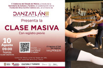 La cita es este domingo 10 de agosto a las 09:00 horas, como parte del gran cierre del Festival Danzatlán 2025.