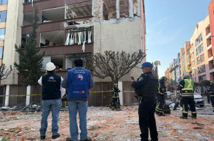 Una fuga de gas provocó una explosión en la colonia Taxqueña durante la mañana de este 9 de enero.
