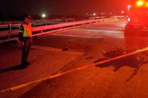 El accidente ocurrió en el kilómetro 60+000 de la vía de peaje.