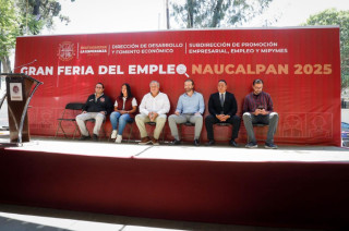Inauguración de la feria del empleo Naucalpan 2025