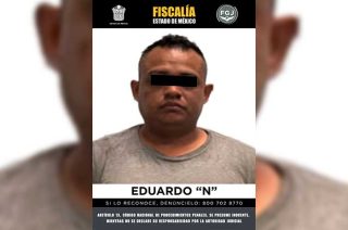 Eduardo “N”, investigado por su probable participación en el delito de robo de vehículo con violencia y señalado como presunto integrante de “Los Negros”.