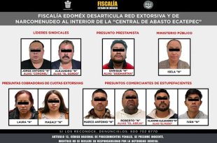 Entre los detenidos hay una agente del MP y dos presuntos líderes de grupos sindicales.