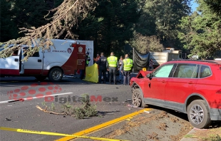 Muere mujer en choque en la México-Toluca