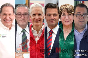 Eruviel Ávila Villegas, Alejandro Gómez, Alfredo del Mazo, Enrique Peña, Delfina Gómez, Isidro Rogel