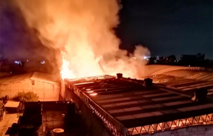 #Video: Se registra fuerte incendio en bodega de tarimas, en #Ecatepec