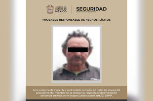 Derivado del señalamiento y de la intervención inmediata, los oficiales detuvieron a Noé “N” de 70 años