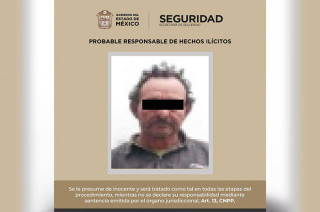 Derivado del señalamiento y de la intervención inmediata, los oficiales detuvieron a Noé “N” de 70 años