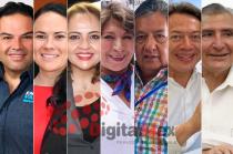 Enrique Vargas, Alejandra del Moral, Ana Lilia Herrera, Delfina Gómez, Higinio Martínez, Mario Delgado, Adán Augusto López