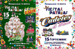 El Gobierno de Huixquilucan invita al festejo de las “Fiestas Patrias 2025”, que se llevará a cabo este lunes 15 de septiembre en cuatro sedes.