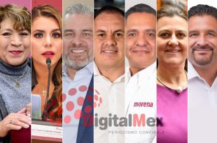 Delfina Gómez, Evelyn Salgado, Alfredo Ramírez, Cuauhtémoc Blanco, Ricardo Moreno, Mónica Nemer, Gerardo Pliego