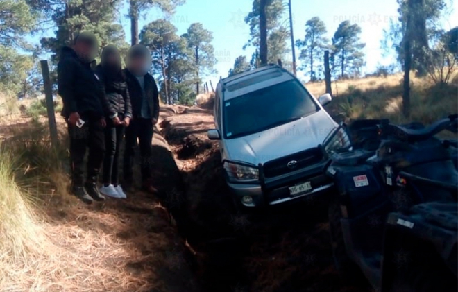 Rescatan a dos turistas en el #NevadoDeToluca