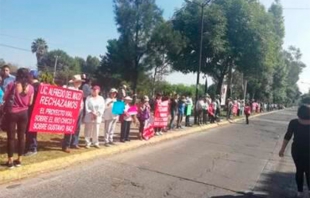 Naucalpan: vecinos se manifiestan en contra de construcción de puente elevado