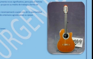 Roban guitarra del trovador Fernando Delgadillo en Naucalpan y ofrece recompensa