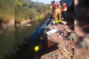 En las labores de rescate participaron elementos de Protección Civil y Guardia Civil de Tecámac.