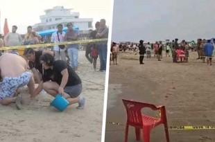 Los hechos tuvieron lugar en la Playa Barra Norte, cerca de las escolleras, en Tuxpan.