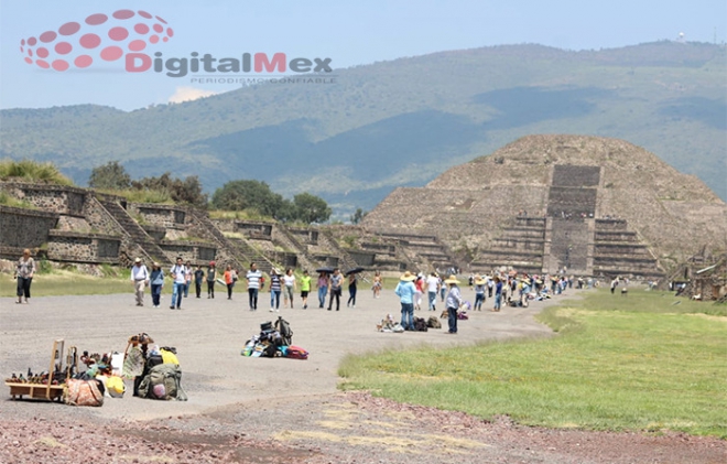 Descubren cámara de 15 metros en la Plaza de la Luna en Teotihuacán