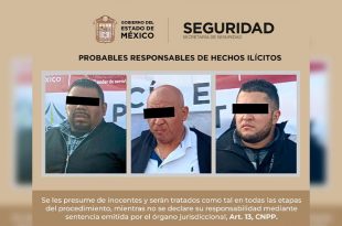 Una persecución en calles de Tultepec terminó con cuatro detenidos luego de que los ocupantes de un vehículo presuntamente dispararan contra elementos de la Policía Estatal.