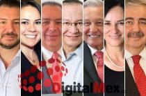 Elías Rescala, Alejandra del Moral, Jesús Izquierdo, Raymundo Martínez, Andrés Manuel, Isabel Sánchez Holguín, Ricardo Sodi