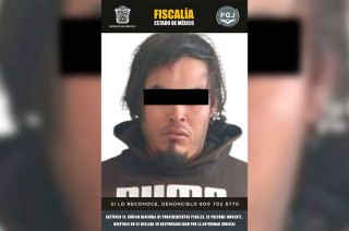 Elementos de seguridad pública lo capturaron cuando intentaba huir y fue presentado ante el Ministerio Público. 