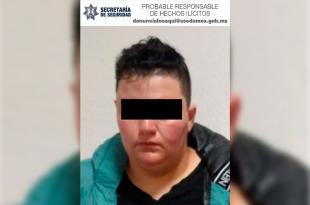 Fue detenida la mujer identificada como Andrea &quot;N&quot; de 31 años de edad.