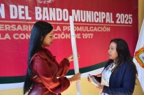 La alcaldesa Carmen Albarrán Gabriel destacó que el nuevo ordenamiento fortalece la convivencia, la justicia cívica y la transformación del municipio