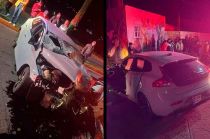 Paramédicos confirmaron un fallecimiento y trasladaron a los sobrevivientes a un hospital de la zona.