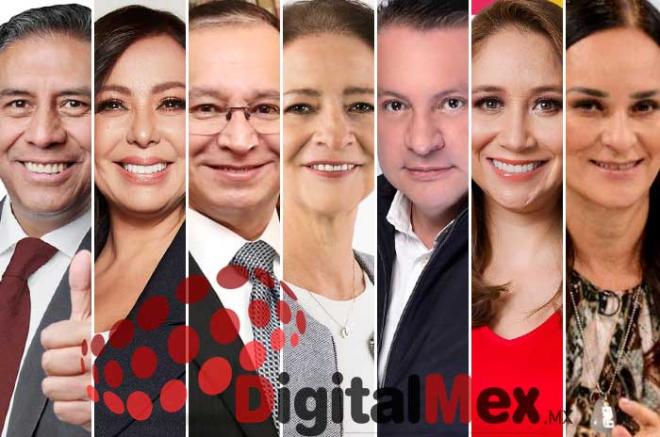 Juan Rodolfo Sánchez, Patricia Durán, Raymundo Martínez, Angélica Moya, Roberto Téllez, Ana Muñiz, Isabel Sánchez.