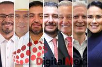 Omar Ortega, Arturo Piña, Christian Campuzano, Elías Rescala, Andrés Manuel, Alfredo del Mazo, Alejandra del Moral