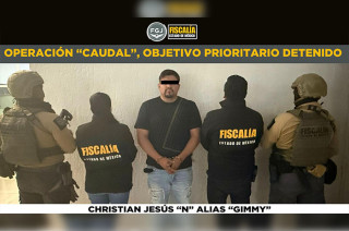 Tras su detención, fue trasladado al Centro Penitenciario de Nezahualcóyotl, quedando a disposición de la Autoridad Judicial correspondiente.