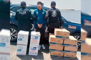 El detenido fue identificado por personal del nosocomio; autoridades trasladaron el caso al Ministerio Público.