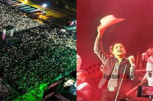 Asistentes el concierto de Christian Nodal en Toluca