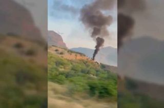 Una de las pipas se incendió a la altura del poblado de San Pedro Barajas, lo que generó el cierre de la autopista.