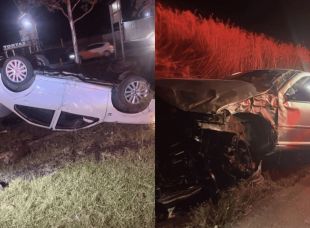 Vehículos accidentados en el municipio mexiquense