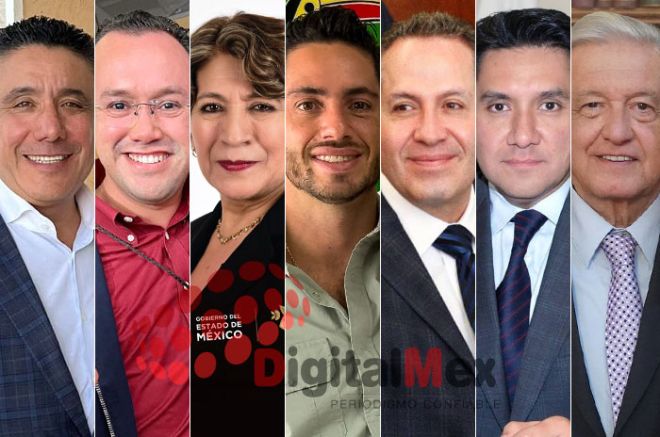 Cruz Roa, Anthony Domínguez, Delfina Gómez, Pepe Couttolenc, Eruviel Ávila, Adrián Fuentes, AMLO