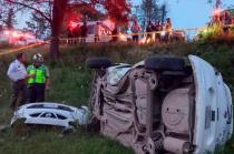 El incidente tuvo lugar la tarde-noche de este martes a la altura de El Basurero, municipio de Almoloya de Juárez