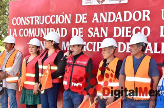 El alcalde Omar Sánchez Velázquez puso en marcha la obra que beneficiará a aproximadamente tres mil usuarios directos con una inversión superior a 1.3 millones de pesos.