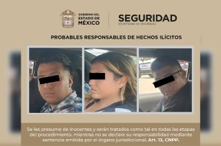 Tres personas fueron detenidas en Zumpango tras ser señaladas como presuntas montachoques, luego de agredir a un conductor tras un percance vial.