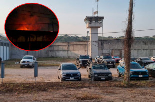 El fuego se propagó posteriormente al taller de carpintería, generando condiciones de riesgo dentro del penal.